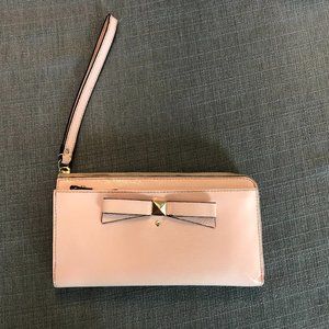 Kate Spade Layton Beacon Court Bow Wristlet Wallet